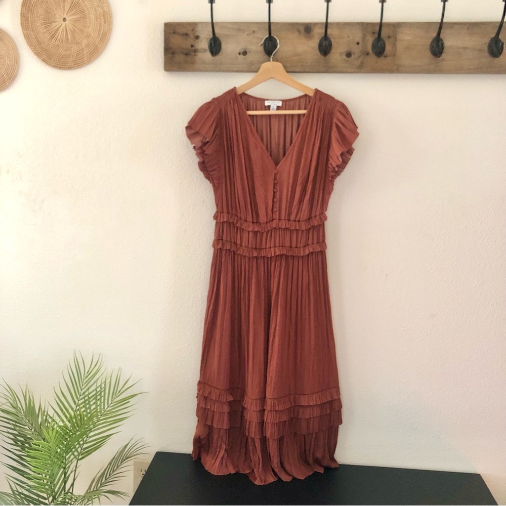 Anthropologie Current Air Sereia Dress XS - Gorgeous Copper Color